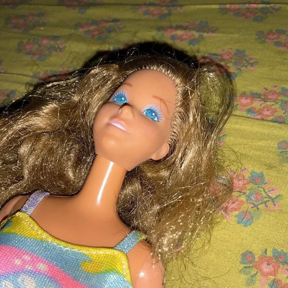 Vintage‎ Barbie Teen Jazzie Or Heart mom In Bathtime Barbie Swimsuit 70s 80s